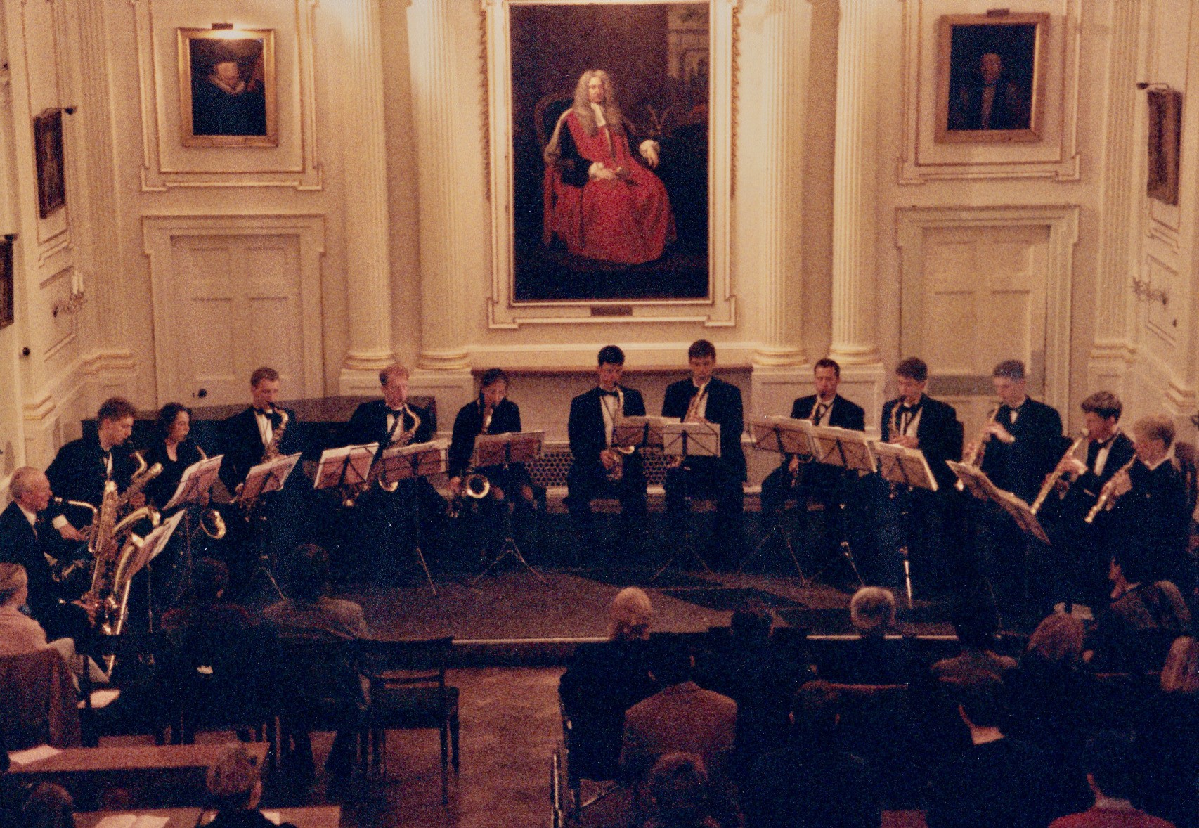 Cambridge Sax Ensemble at Trinity Hall, 1997
